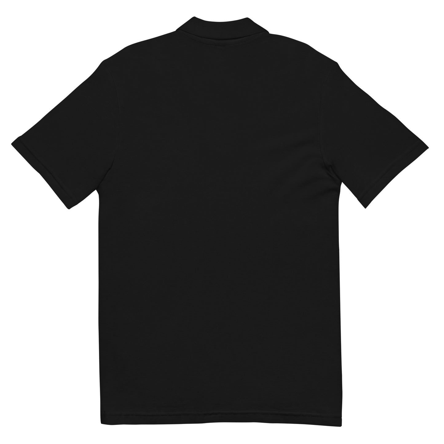 Unisex pique polo shirt (White logo)