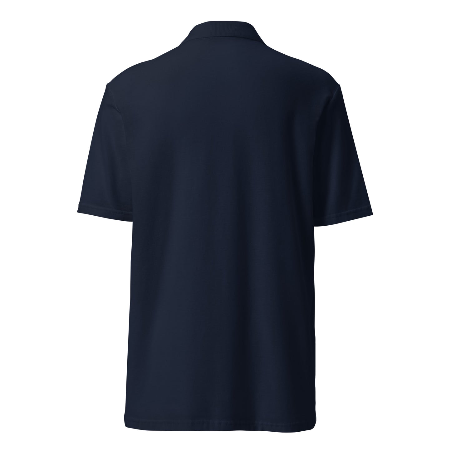 Unisex pique polo shirt (Blue Logo)
