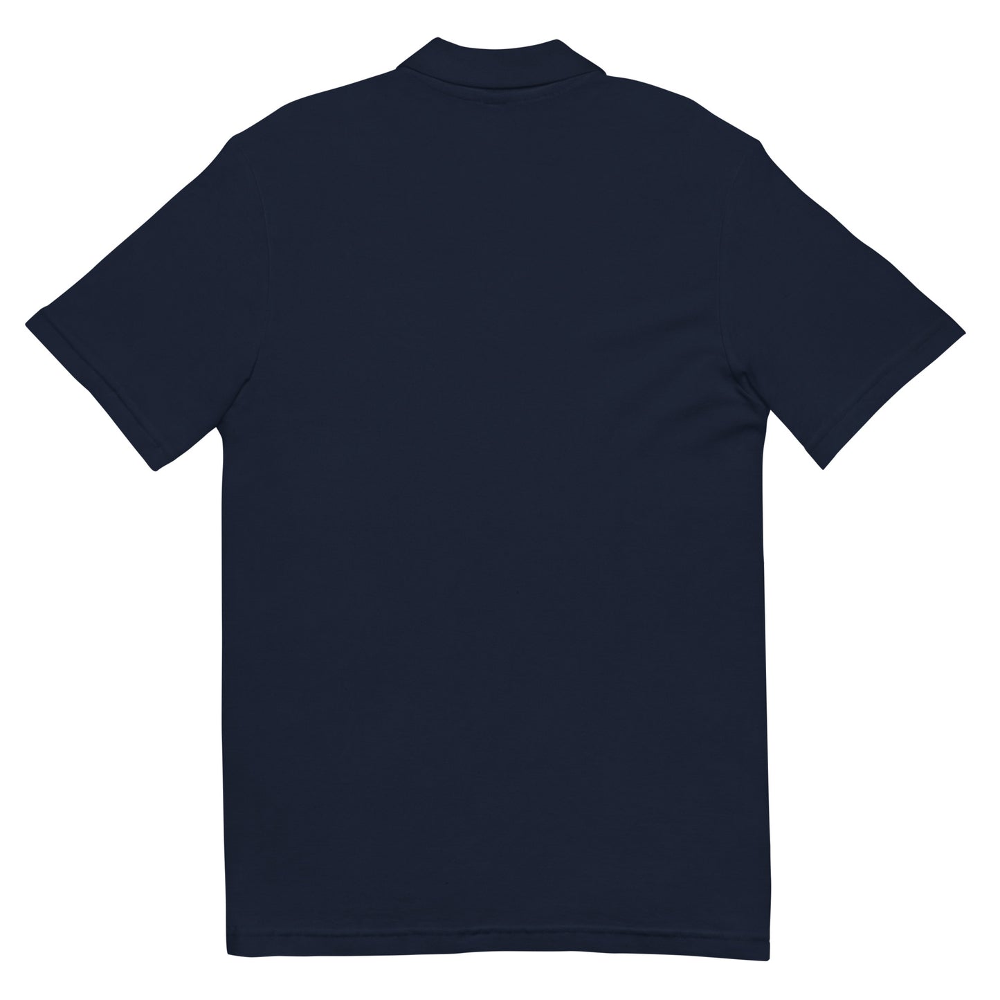Unisex pique polo shirt (White logo)