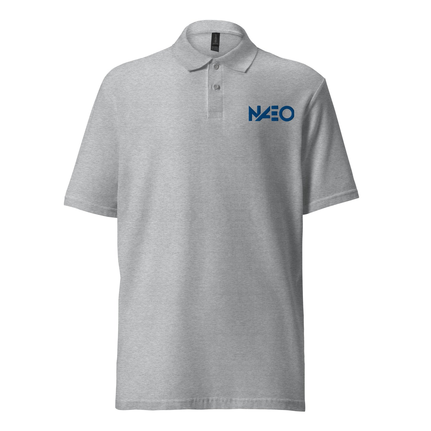 Unisex pique polo shirt (Blue Logo)