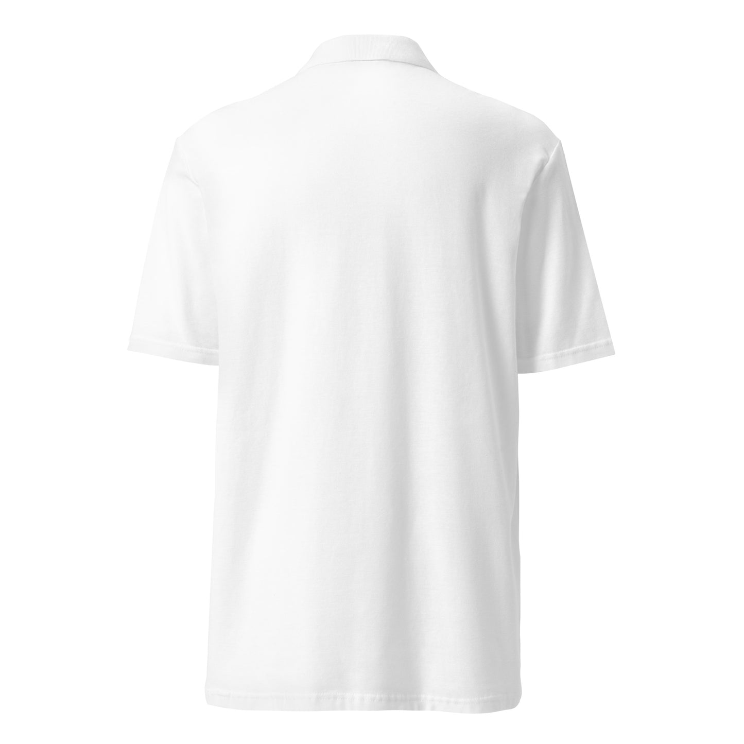 Unisex pique polo shirt (Blue Logo)