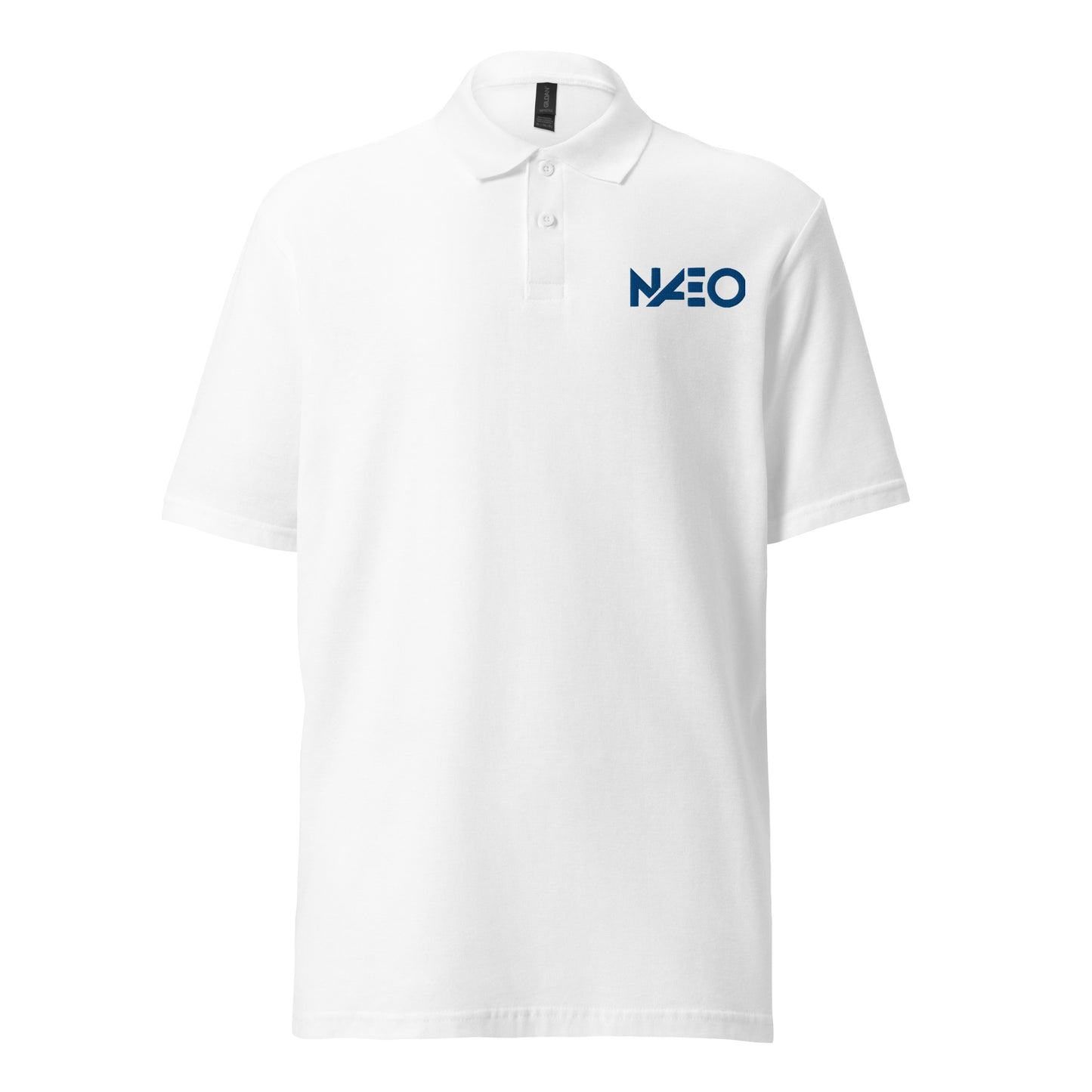 Unisex pique polo shirt (Blue Logo)