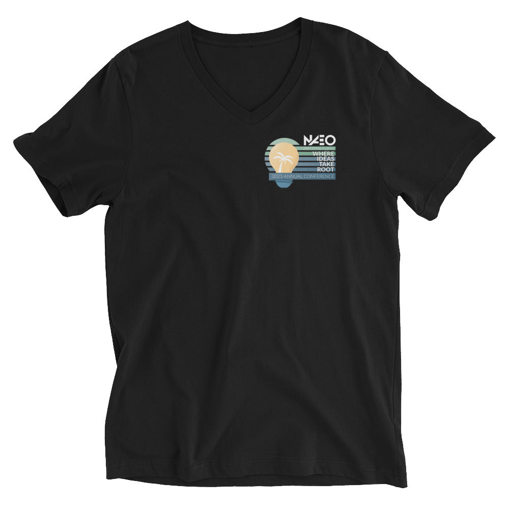 Unisex Short Sleeve V-Neck T-Shirt