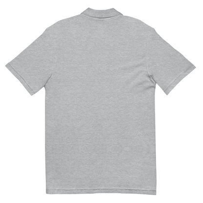 Unisex pique polo shirt (White logo)
