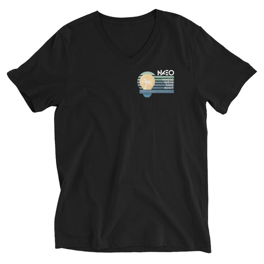 Unisex Short Sleeve V-Neck T-Shirt